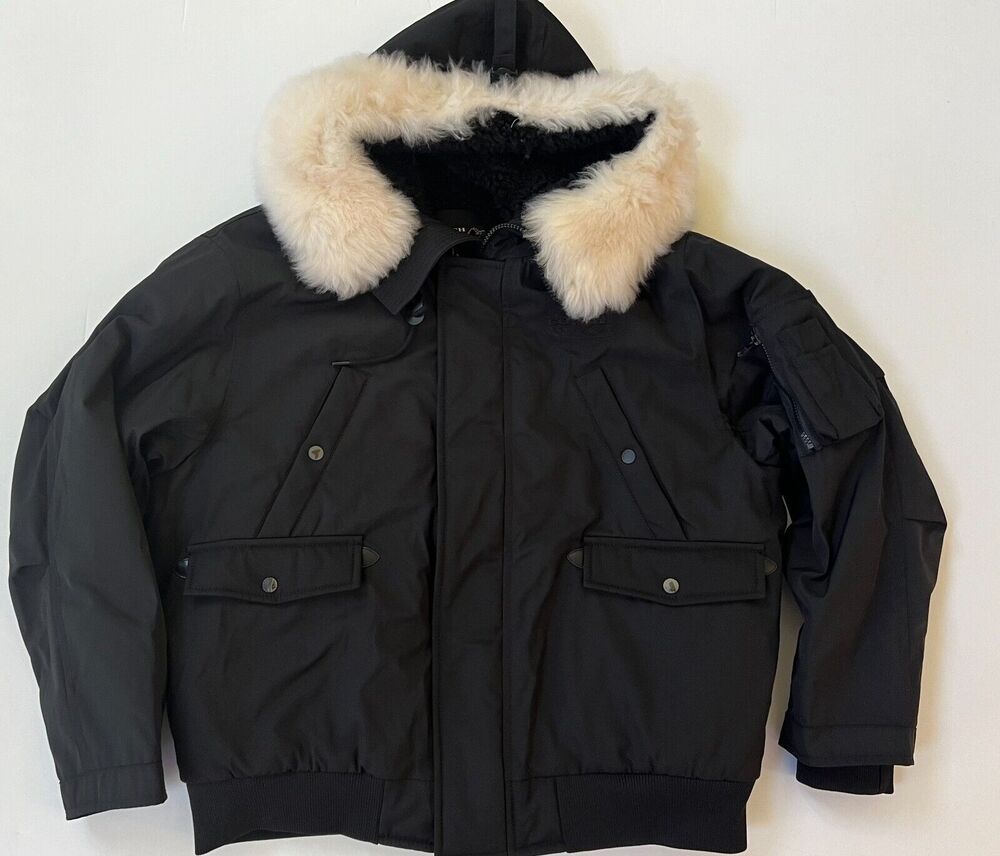 Coach Short Parka Puffer Jacket CE337 Winter Coat Fleece Lined Men's Size XL